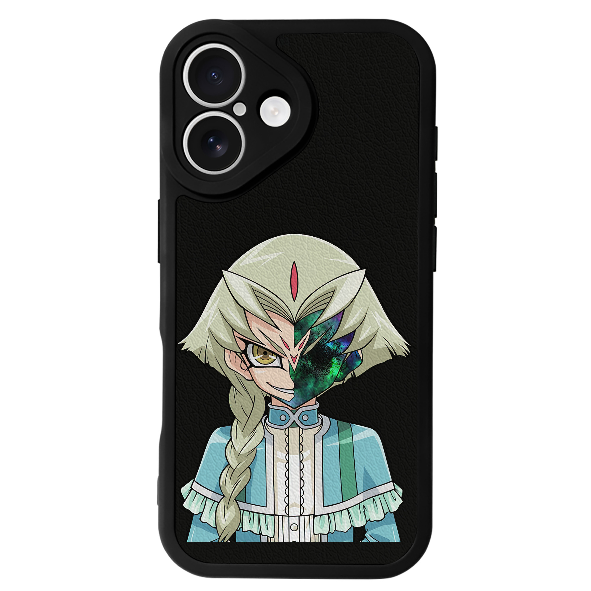 （画像用） 遊☆戯☆王 Yu-Gi-Oh! 【iPhone 16シリーズ対応】シリコンスマホケース（レザー調） 材質：シリコン